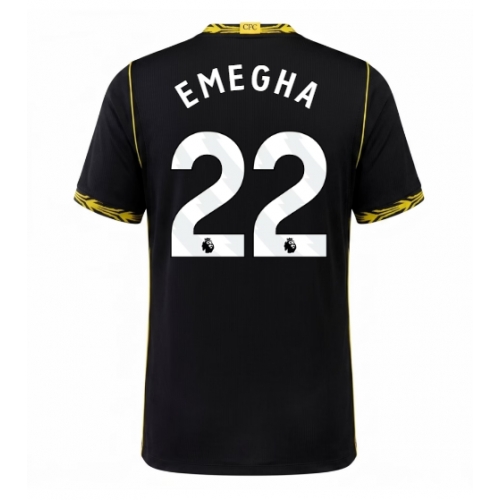 Chelsea Emmanuel Emegha #22 Maglia Gara Trasferta Repliche 2026-27 Maniche Corte Chelsea Emmanuel Emegha #22 Maglia Gara Trasferta Repliche 2026-27 Maniche Corte